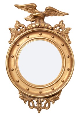 Lot 201 - Neoclassical Style Giltwood Mirror Height 32...