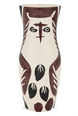 Lot 175 - Pablo Picasso CHOUETTON (A.R. 135) Painted and...