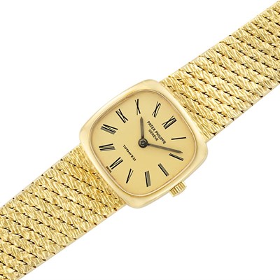 Lot 302 - Gold Wristwatch, Patek Philippe, Retailed by Tiffany & Co., Ref. 4179/1