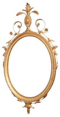 Lot 377 - Neoclassical Style Giltwood Mirror Height 43...