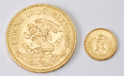 Lot 1143 - Mexico 20 Pesos and 2 Pesos Attractive and...