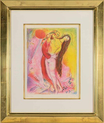 Lot 33 - Marc Chagall DISROBING HER WITH HIS OWN HAND......