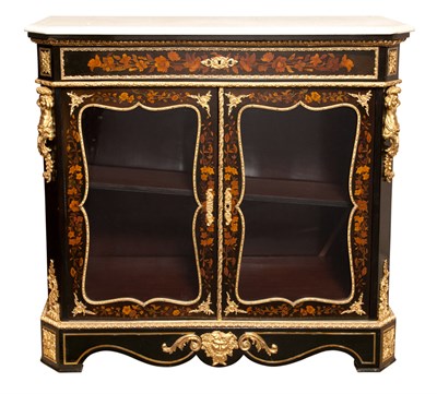 Lot 497 - Napoleon III Gilt-Metal Mounted Marquetry...