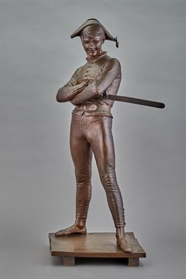 Lot 407 - French Bronze Figure of a Harlequin After a...