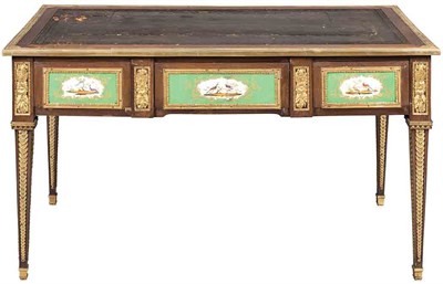 Lot 409 - Louis XVI Gilt-Bronze and Porcelain Mounted...