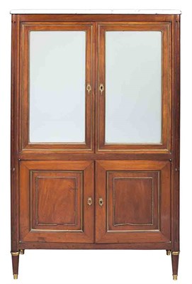 Lot 389 - Louis XV Gilt-Metal Mounted Mahogany Cabinet...