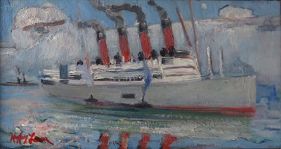 Lot 37 - Richard Hayley Lever American, 1876-1958 Ocean...