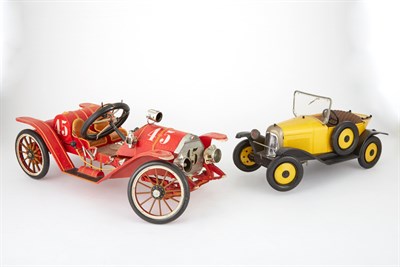 Lot 194 - Jouets Citroen Torpedo Metal Toy Car; Together...