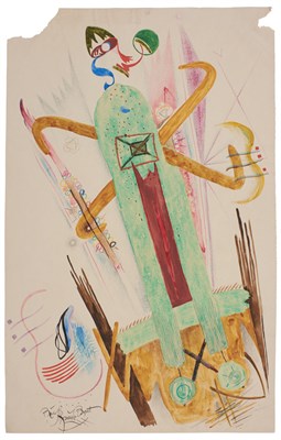 Lot 42 - Rudolf Bauer German, 1889-1953 Untitled...