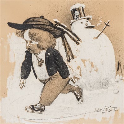 Lot 8 - Rudolf Bauer German, 1889-1953 Little Lord...