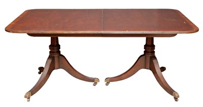 Lot 121 - George III Style Mahogany Double-Pedestal...