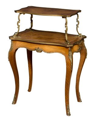 Lot 175 - Louis XV Style Gilt-Metal Mounted Birch and...