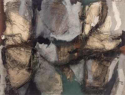 Lot 156 - Antonio Suarez Spanish, b. 1923 Untitled, 1962...