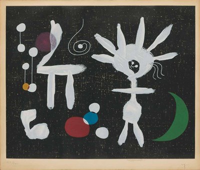 Lot 151 - After Joan Miró LA ROSÉE MATINALE AU CLAIR DE...