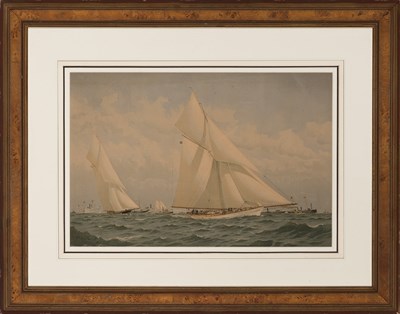 Lot 126 - After Frederic S. Cozzens [YACHT RACING SCENE]...
