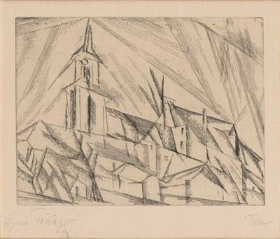Lot 65 - Lyonel Feininger (1871 -1956) TETLOW I (PRASSE...