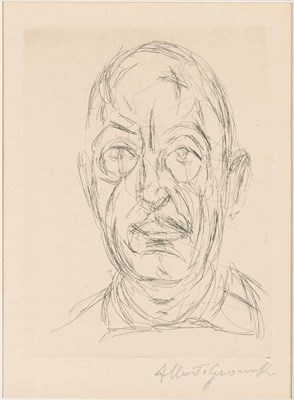 Lot 73 - Alberto Giacometti (1901-1966) ILIAZD (LUST...