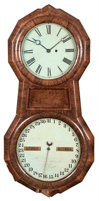 Lot 223 - Seth Thomas Rosewood Veneered Office Calendar...