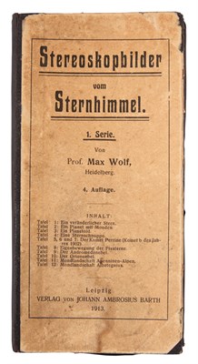Lot 2 - [ASTROPHOTOGRAPHY-STEREOSCOPY] WOLF, MAX....