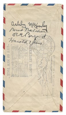 Lot 1055 - Admiral Robert E. Byrd Autograph on City of...