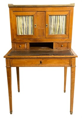 Lot 376 - Louis XVI Style Brass Mounted Fruitwood...