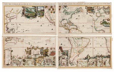 Lot 201 - [CHATELAIN, HENRI] Carte Tres Curieuse De La...