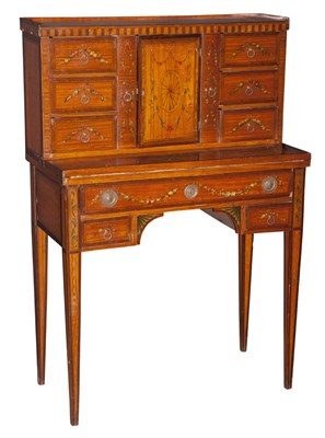 Lot 250 - Regency Paint Decorated Satinwood Bonheur du...