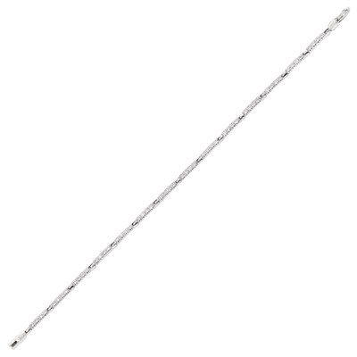 Lot 139 - White Gold and Diamond Bracelet, Gucci, and Pair of White Gold and Diamond Stud Earrings