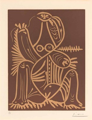 Lot 172 - Pablo Picasso DIURNES (B. 1062) Linocut...