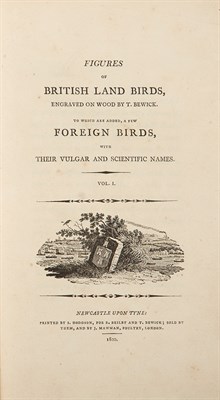Lot 257 - BEWICK, THOMAS Figures of British Land Birds...