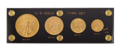 Lot 1201 - United States Four Piece Gold Group United...