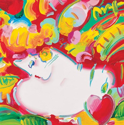 Lot 106 - Peter Max German/American, b. 1937 Flower...