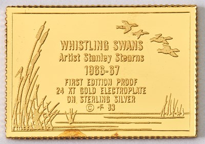 Lot 1053 - Franklin Mint Duck Stamps of America...