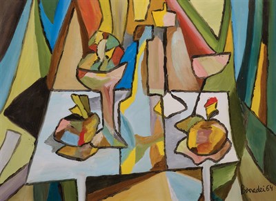 Lot 8 - Aldo Bonadei Brazilian, 1906-1974 Untitled,...