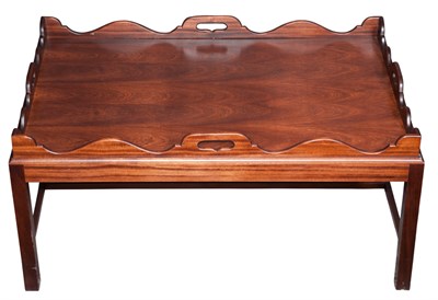 Lot 228 - English Butler's Tray Style Low Table Height...