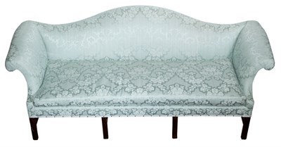Lot 331 - George III Style Upholstered Mahogany...