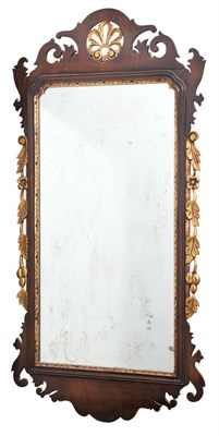 Lot 371 - George II Style Gold Painted Mahogany Mirror...