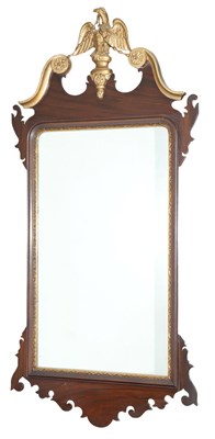 Lot 376 - George II Style Gold Painted Mahogany Mirror...
