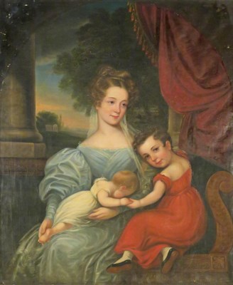 Lot 6 - American School 19th Century Portrait of Mary...