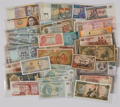 Lot 1099 - Foreign Bank Note Group Good selection of...