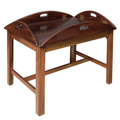 Lot 441 - George III Style Mahogany Butler's Tray Table...