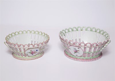 Lot 332 - Two Similar Gilt and Polychrome Decorated...