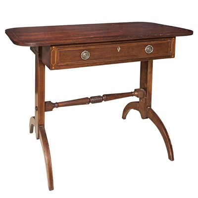 Lot 437 - Georgian Style Mahogany Side Table Height 24...
