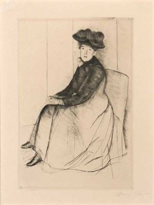 Lot 29 - Mary Cassatt (1844-1926) REFLECTION (BREESKIN...