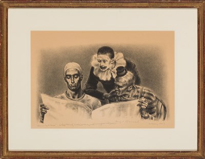 Lot 109 - Joseph Hirsch CLOWNS AND THE NEWS; THE...
