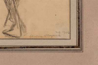 Lot 108 - Jerome Myers American, 1867-1940 Two Girls...