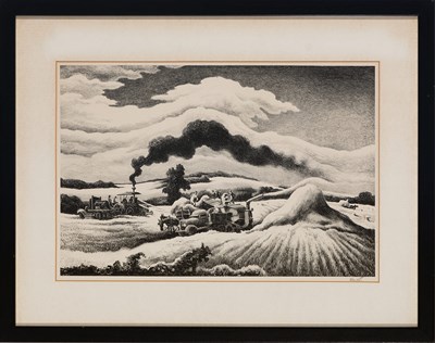 Lot 12 - Thomas Hart Benton THRESHING (F. 48)...