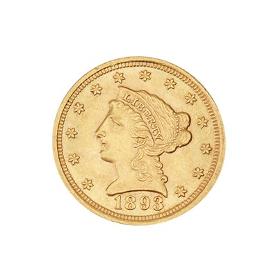 Lot 1188 - United States 1893 $2 1/2 Liberty Head...