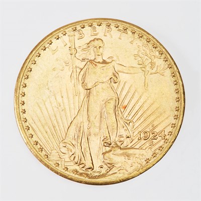 Lot 1200 - United States 1924 $20 St. Gaudens Extremely...