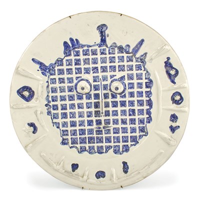 Lot 180 - Pablo Picasso VISAGE À LA GRILLE (A.R. 352)...